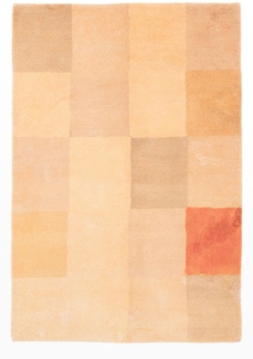Morgenland Gabbeh Teppich - Indus - 190 x 130 cm - hellbeige