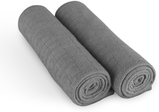 Premium Mikrofasertuch 300g/m² - Microsensation - 65x45 cm ( Anthrazit / 8er Pack ) Reinigungstücher Geschirrtücher - super saugfähige Küchentücher