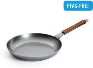 WOLL Bratpfanne Woll Carbon Steel Flachpfanne, Karbon-Stahl (1-tlg), natürlicher Antihafteffekt nach dem Einbrennen