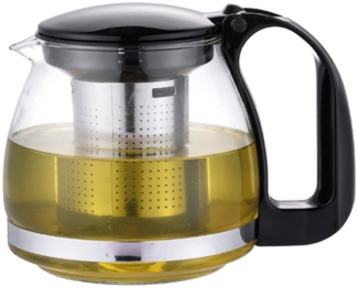 Michelino Teekanne MICHELINO Glas Teekanne mit Edelstahl-Einsatz, 0.7 l