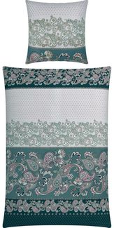 REDBEST Bettwäsche Bettwäsche, Mako-Satin, Satin Paisley