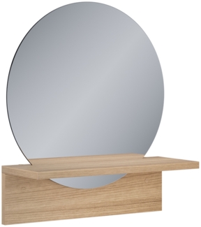 Badezimmerspiegel Elyra Goldkraft Eiche 40x47.5 cm mit Ablage Vicco