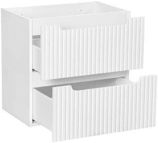 Waschtischunterschrank 60 cm, weiß, NEWPORT-56-WHITE