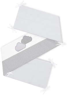 Amilian Bettnestchen - Bettumrandung Kopfschutz 180x30 cm für Kinderbett 120x60 geeignet, (Nestchen, Kantenschutz), Bettausstattung