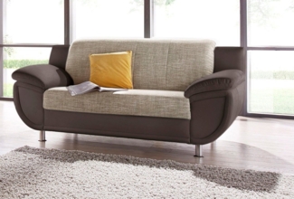 TRENDMANUFAKTUR 2-Sitzer Rondo 3, mit extrabreiten Armlehnen für mehr Sitzkomfort, wahlweise mit Federkern