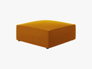 Micadoni Hocker Ruby 1-Sitzer Samt Salvador Gelb