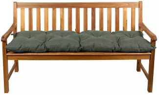 Gutekissen® Bankauflage Stuhlkissen Hollywoodschaukel Garten LS (140x60, Dunkelgrün)
