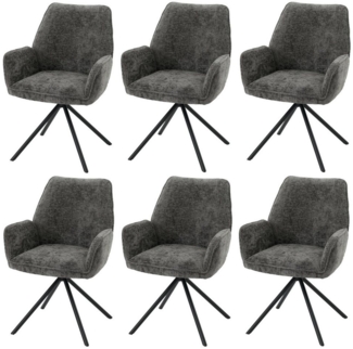 MCW Esszimmerstuhl MCW-G67-C-6 (Set, 6 St), Hochwertige Verarbeitung, Abgerundete Ecken, Stativgestell