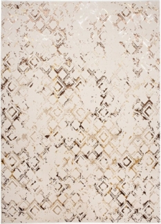 Tapiso Designteppich GOLDEN, rechteckig, Höhe: 16 mm, Wohnzimmer, Schlafzimmer, modern Design