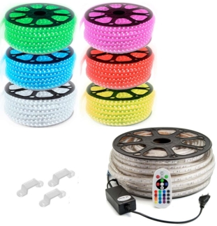 5m Warmweiss LED Strip Streifen 60x 5050 SMD pro meter - IP65 für innen und Außen