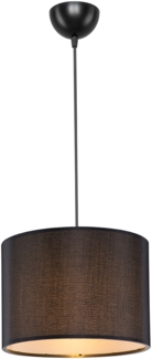 lux. pro 'Willenhall' Hängeleuchte, Schwarz, 60 x 16,5 x 22 cm