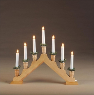 Hellum 873207 Holzleuchter natur