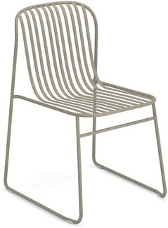 2er Set Riviera Gartenstuhl grau