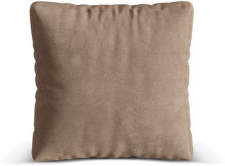 Micadoni Kissen Martina Samt Vogue Dunkelbeige 65x65