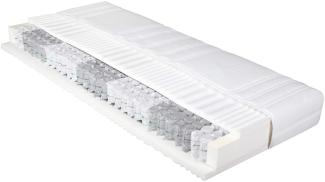 Taschenfederkernmatratze Mona Strong 90 x 200 cm H2 - 22 cm hoch 7 Zonen
