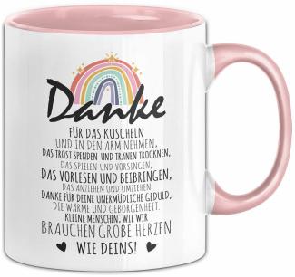 Trendation Tasse Erzieherin Abschiedsgeschenk Tasse Abschied Kindergarten Geschenkidee