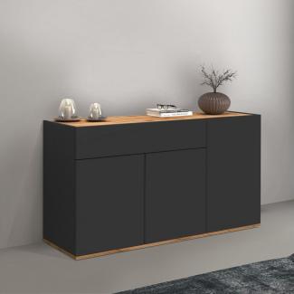 INOSIGN Sideboard Garda, Kommode, Schrank, Kredenz, 3 Türen, 1 Schublade, grifflos Breite 120,1 cm