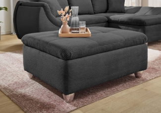 Job 'Genua' Hocker, Cord grau