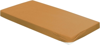 Irisette Kuschel-Jersey Spannbetttuch Vesuv 0012 gold 100x200 cm 12-81 gold