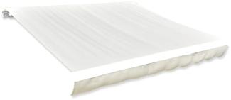 vidaXL Markisenbespannung Canvas Creme 6x3 m (ohne Rahmen) 141015