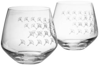 JOOP! Glas JOOP! LIVING - FADED CORNFLOWER Wasserglas 2er Set, Glas