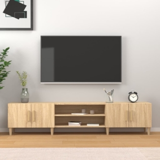 vidaXL TV-Schrank Sonoma-Eiche 180x31,5x40 cm Holzwerkstoff 816259