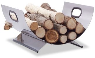 Kaminholzkorb Edelstahl 10022302