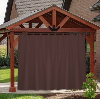 Rosnek Vorhang Extra groß, wasserdicht, magische Band, für Terrasse Rasen Garten, (1 St), H×B:213×254, 244×254