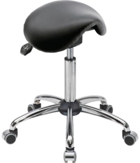 meychair Hocker 4142 A4-MED-TR-KL2 Rollen schwarz