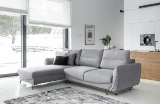 Wohnideebilder Silva Grau Couchgarnitur CO-SIL-LT-03NU