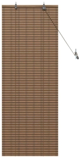 vidaXL Fensterjalousien und -schattierungen Braun 60 x 160 cm Bambus 42006910