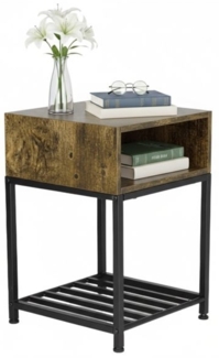 Nachttisch Industrial mit Fach & Ablage 10052161_1509