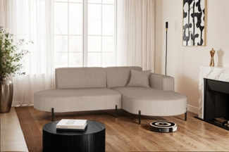 Kaiser Möbel Ecksofa Sofa L-Form Designer Modena Rein stoff Noel, Quelle, Poso