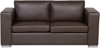3-Sitzer Sofa Leder braun HELSINKI