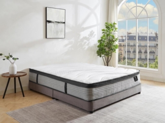 Vente-unique - Taschenfederkernmatratze mit integriertem Topper - 180x200 cm - Stärke 25 cm - ANYLA von YSMÉE