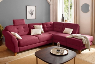 Home affaire Ecksofa Trondheim L-Form, mit Federkern
