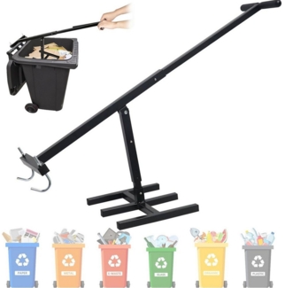 QUBEBU Mülltrennsystem Müllpresse für 120L 240L 360L Mülleimer, für Hausmüll Restmüll Plastik, höhenverstellbar: 30cm-40cm, stabile Ausführung.