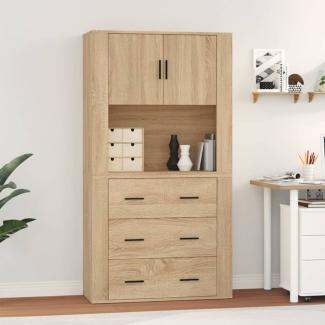 vidaXL Highboard Sonoma-Eiche Holzwerkstoff 3185386