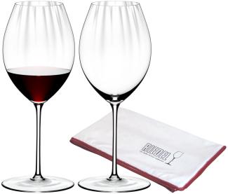 Riedel PERFORMANCE Syrah Shiraz Glas 2er Set + Poliertuch
