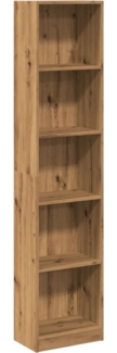 vidaXL Bücherregal Artisian Oak 40 x 24 x 176 cm Holzwerkstoff 857800