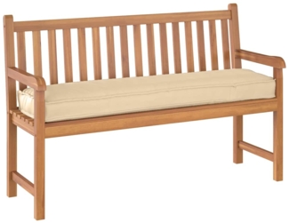 vidaXL Palettenkissen für Bank Beige 150 x 40 x 8 cm Oxford Stoff 42001661
