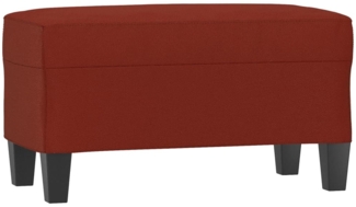 vidaXL Sitzbank Weinrot 70 x 35 x 41 cm Kunstleder [349443]