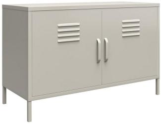 loft24 Sideboard Bradford, Spint Schrank aus Metalll mit 2 Türen