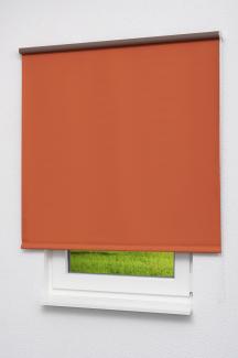 Lysel Outlet - Verdunkelungsrollo Shiny Rostorange, (B x H) 102.50cm x 175cm in orange/rostorange