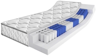 Taschenfederkernmatratze Matratze, 7 Zone Federkernmatratze Matratzen Atmungaktive Material, Lexzurn, 20 cm hoch, (Matratze für Kinder und Erwachsene, Matratze 90x200 cm oder 140x200 cm)