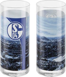 FC Schalke 04 Glas Glas 2er-Set, Glas