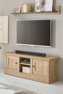 TV-Lowboard Set Dorset in Eiche Gold 152 cm
