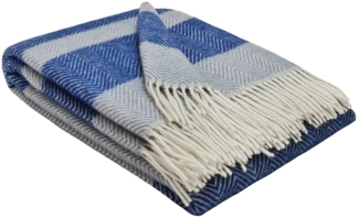 Wolldecke "TIROL M" 100 % Wolle, 140 x 200 cm in versch. Farben, STTS