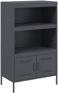 vidaXL Highboard Anthrazit 68x39x113 cm Stahl 842972