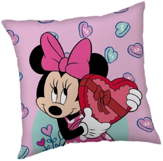 Minnie Mouse Kopfkissen (1 Stück) Premium Dekokissen mit beidseitigem Digitaldruck